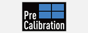 Pre calibrationのピクト