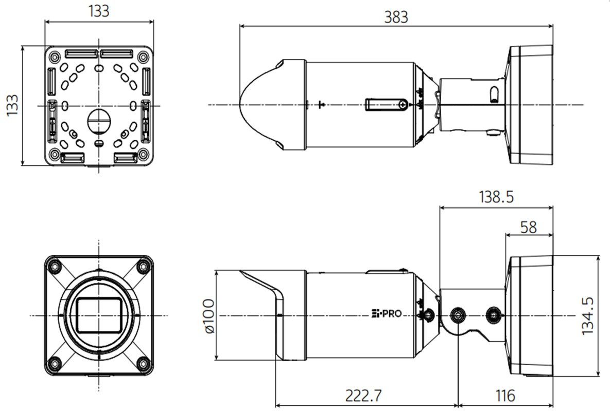 WV-S1536LNS寸法図