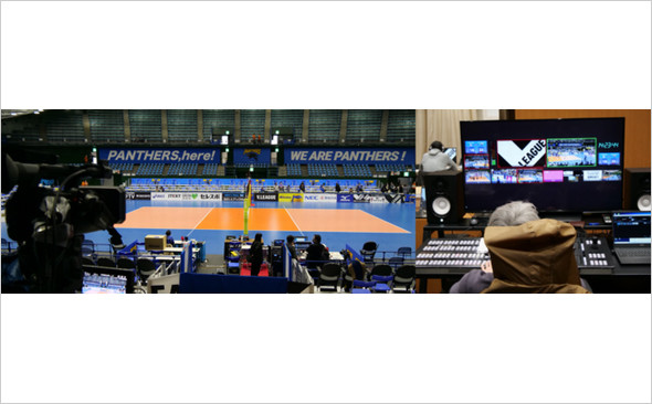 「KAIROSクラウドサービス」実証実験により、V.LEAGUEの公式動画配信サービス「V．TV」にて、オンラインライブ14試合を配信