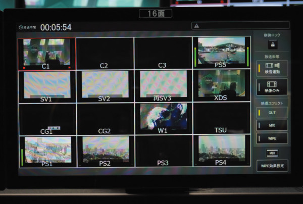 写真：16面操作端末