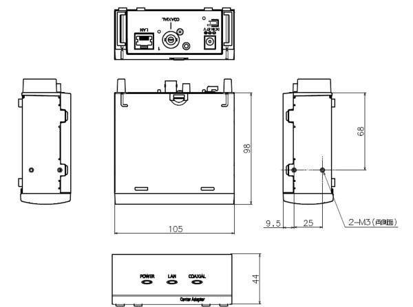 PoE給電機能付 同軸-LANコンバーター WJ-PR204UX/ WJ-PR201UX / WJ