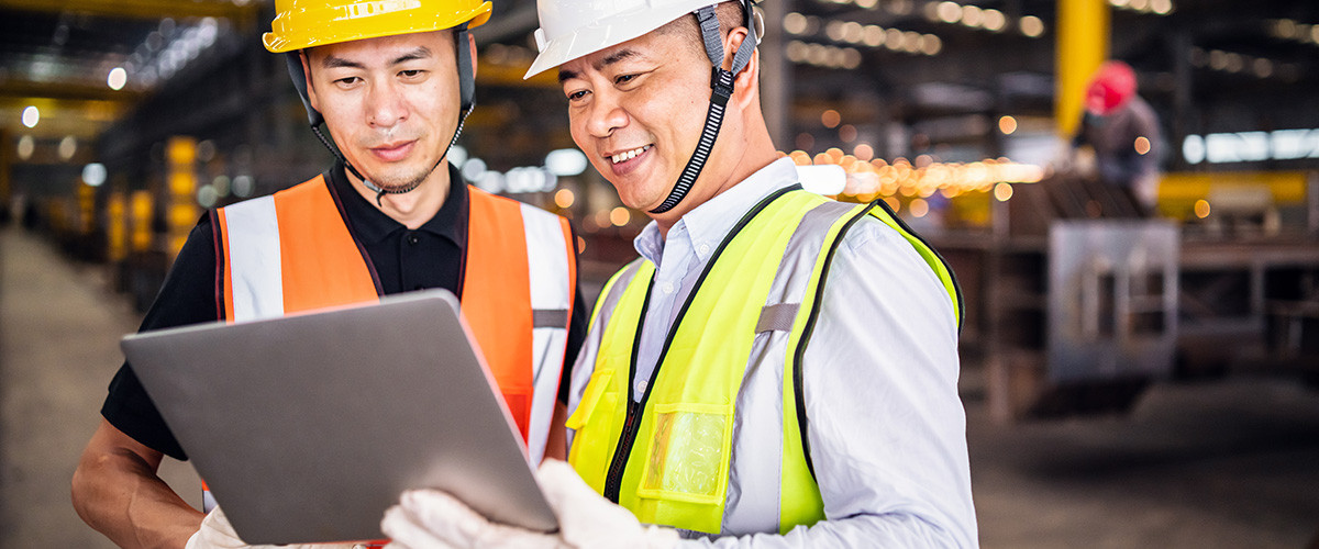 イメージ図：第3回工場全体と溶接工程へのIoTソリューション