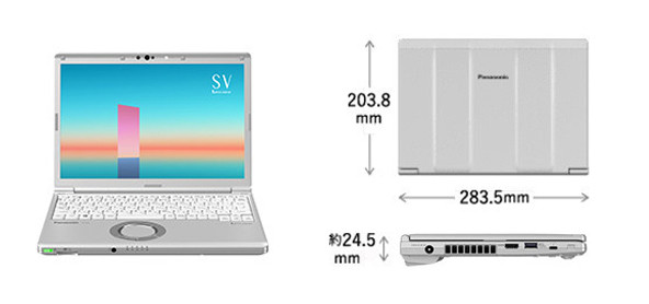 SVシリーズの外観とサイズ