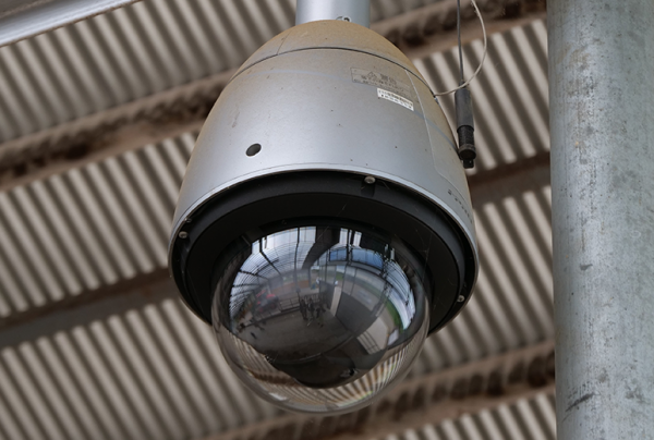 写真：牛舎の中に設置されたフルHD屋外ハウジング一体型ネットワークカメラWV-S6530NJ