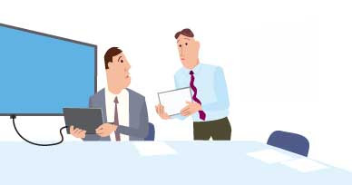 ケーブル長に縛られ、会議室レイアウトに制約がかかるの画像