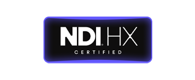 NDI HX認証バッジ