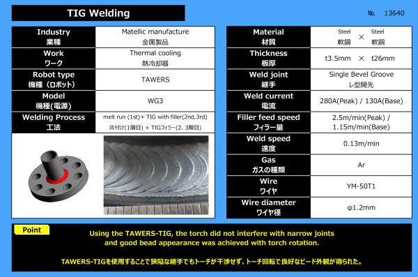 冷却機器（フランジ＋パイプ）TIG