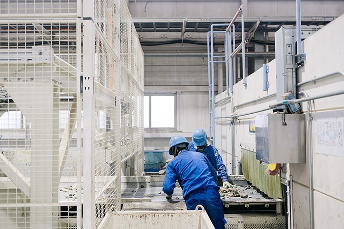 分別確認の様子