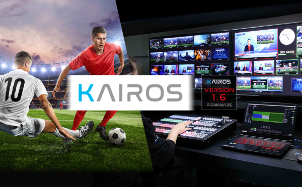 KAIROSによる映像制作をより拡張する 最大48の入出力が追加できるSDI入出力ボードの発売とソフトウェアバージョンV1.6.0の提供