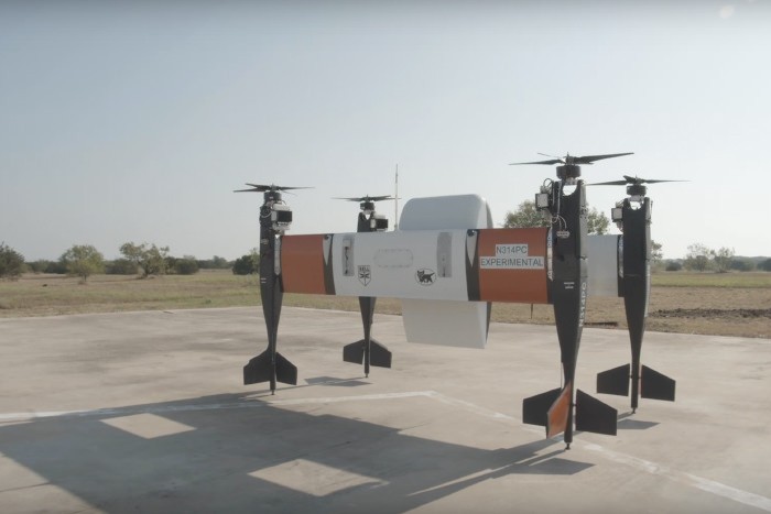 ベル社と共同で行われた実証実験での新型eVTOL｢APT70｣