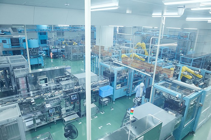 マヨネーズ製造工程の一部