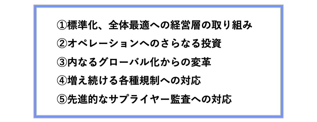 日本企業で考えられる5つの課題