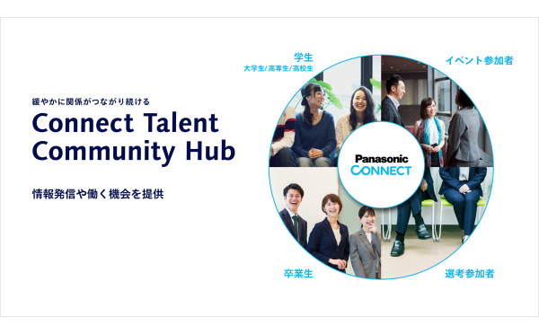 パナソニック コネクトがタレントコミュニティ「Connect Talent Community Hub」を開設 ～リクルートのタレントプラットフォーム『Alumy』も一部活用～