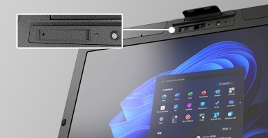 カメラカバー搭載（フロントカメラ）