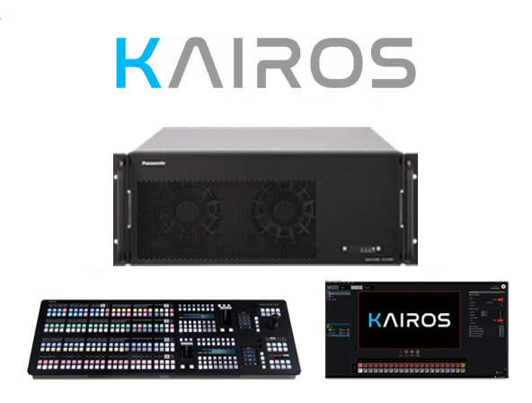 IT/IPプラットフォーム KAIROSとの連携で省スペースで高効率、自由度の高いIPライブプロダクションが可能