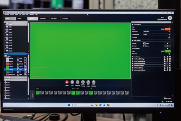 写真：GUIソフトウェアKairos Creatorはレイヤーを重ねるだけで誰も簡単に操作できると好評