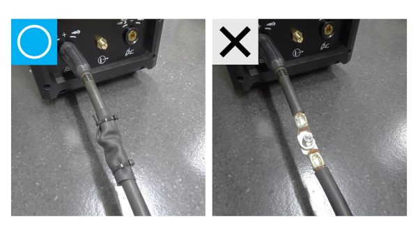 導電部はしっかり絶縁して下さい