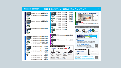 業務用ディスプレイ（液晶/LED）ラインアップ一覧