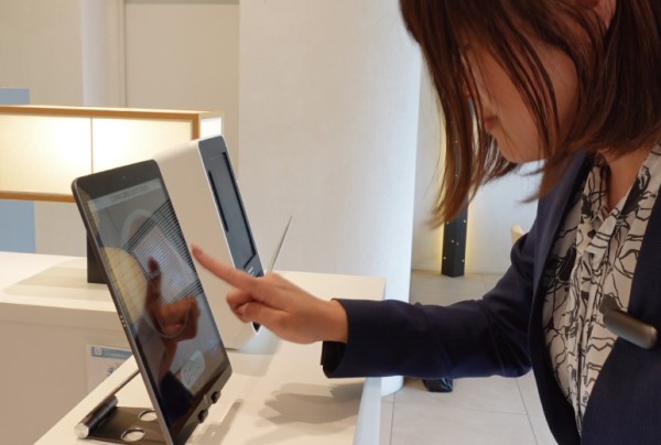 写真：採用先の歯科医院で使用されている様子
