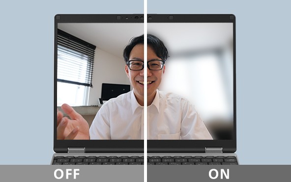 背景のみぼかしを入れプライバシーを守る