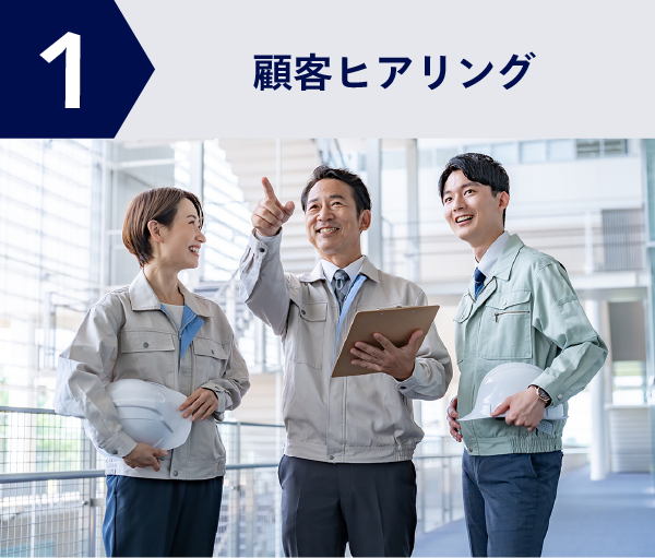 顧客ヒアリング