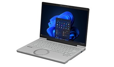 作業効率を高める14.0型の大画面液晶