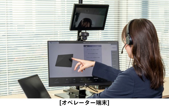 画像：オペレータ端末利用シーン