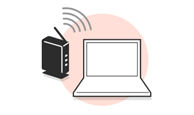 無線LANを使用している場合