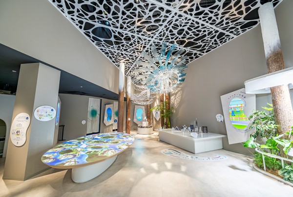 写真：「大地」エリアの様子