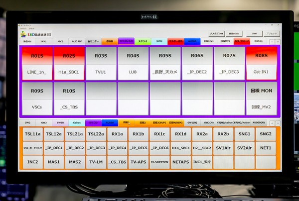 直感的にルーティングの変更が可能な「タッチアサイン端末」