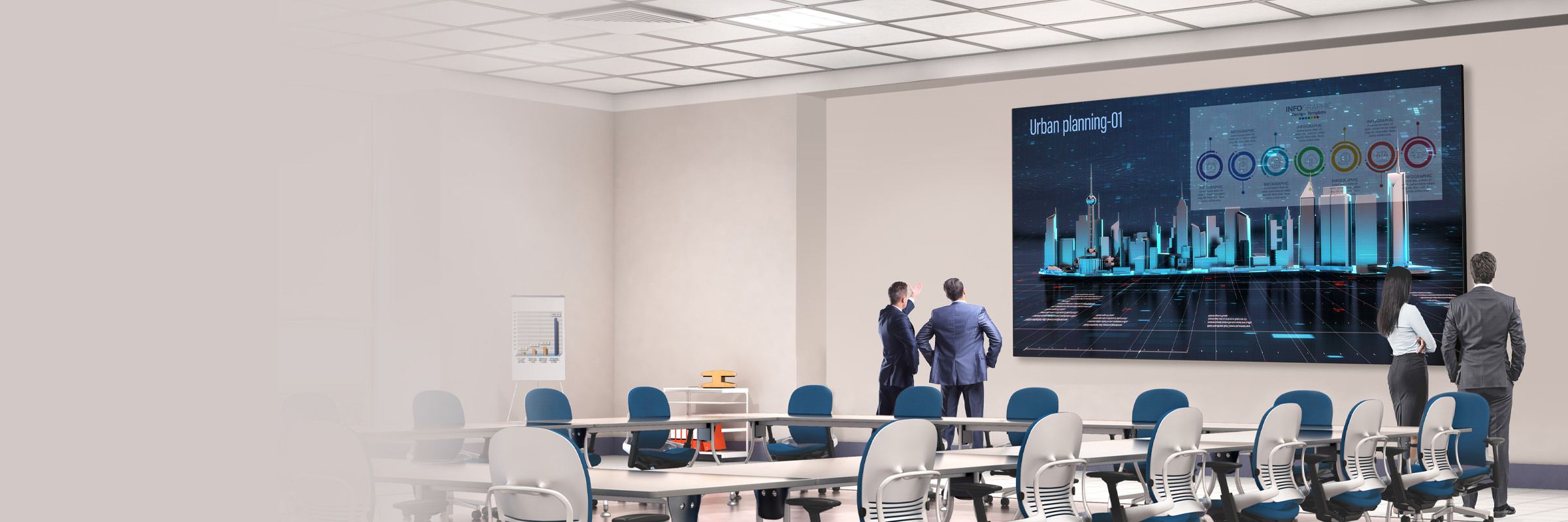 LED ADシリーズ165型設置例