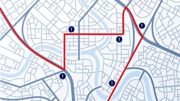 配送計画システムWeb2.0デモ動画イメージ図