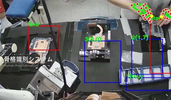 台湾工場の効率的な検査システム