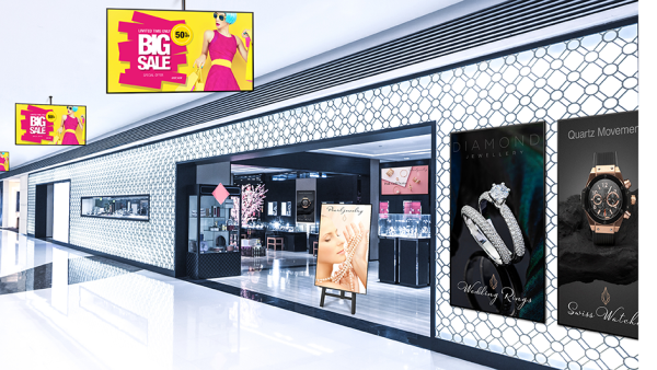 SQC1 ジュエリーショップでの使用例