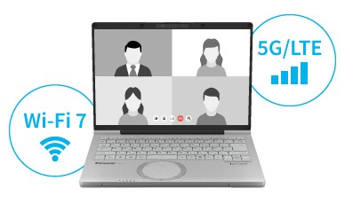 Wi-Fi 7と5Gに対応したワイヤレス機能