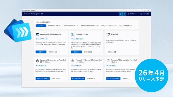 Panasonic PC Navigatorのイメージ図