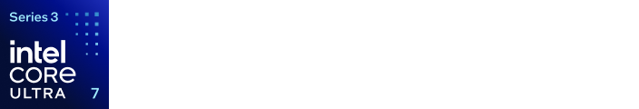 インテル® Core™ Ultra シリーズ3
プロセッサー搭載 Intel vPro®プラットフォーム