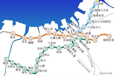 路線図。