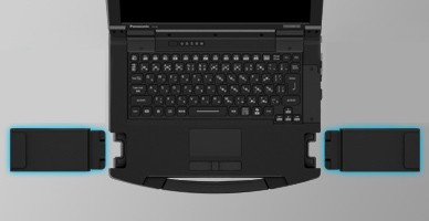 着脱式の高容量バッテリー