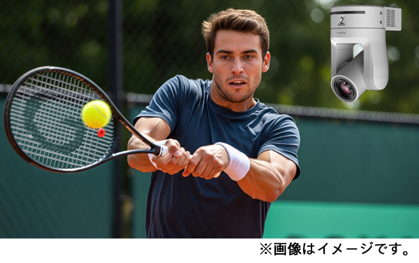 内蔵オートフレーミングによる撮影例