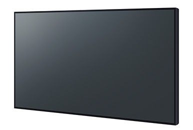 薄型で黒い縁のモニター。
