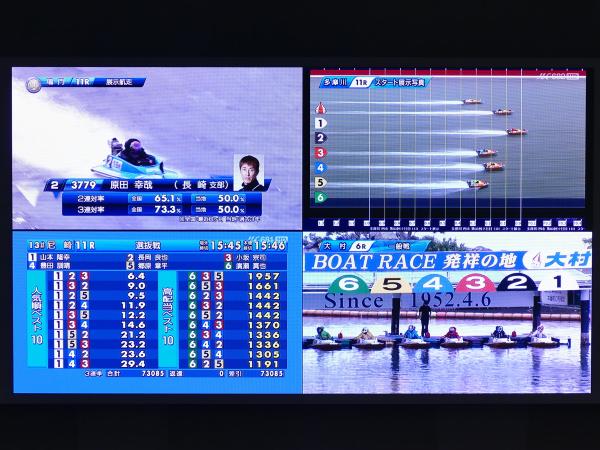 写真：臨場感のある映像を堪能できる520インチのLED大型映像装置