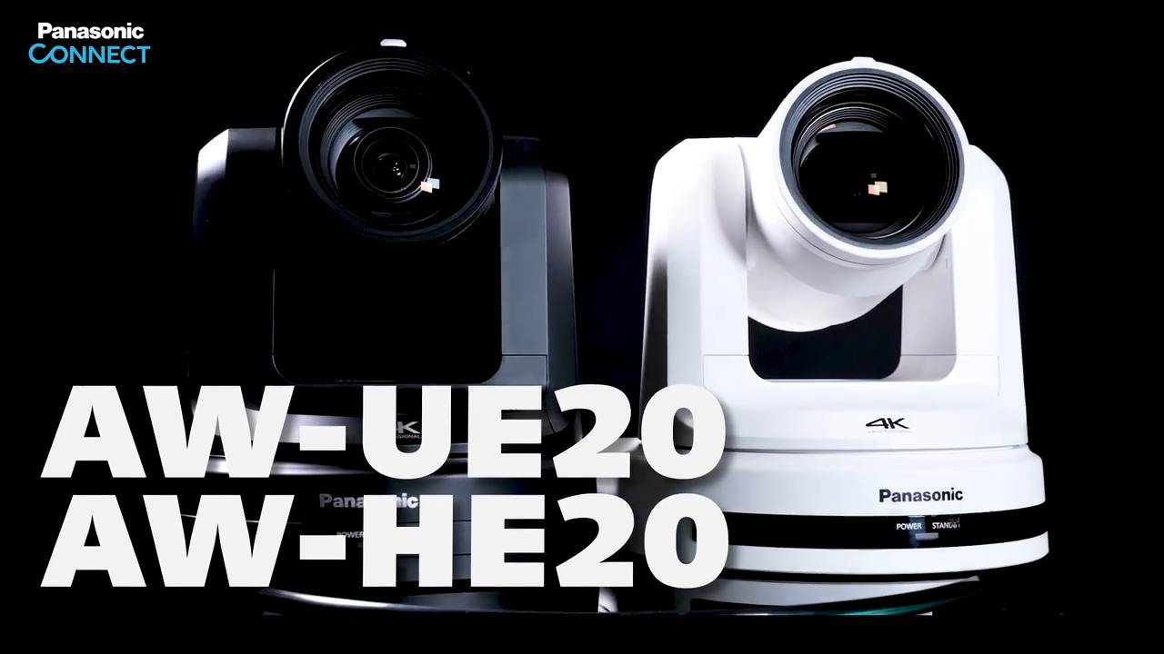 4KインテグレーテッドカメラAW-UE20W/K、HDインテグレーテッドカメラW-HE20W/K商品紹介