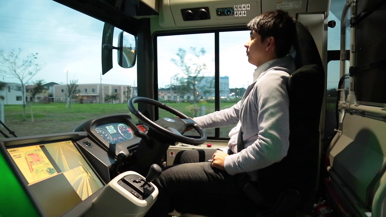 東京大学生産技術研究所ー自動運転バスのテスト走行動画