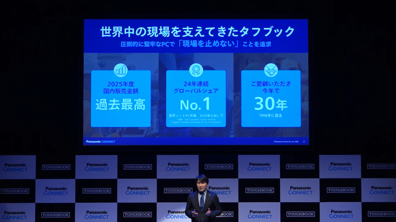 堅牢PC「タフブック」新製品（FZ-56、FZ-40）発表会_新製品販売方針プレゼンテーション