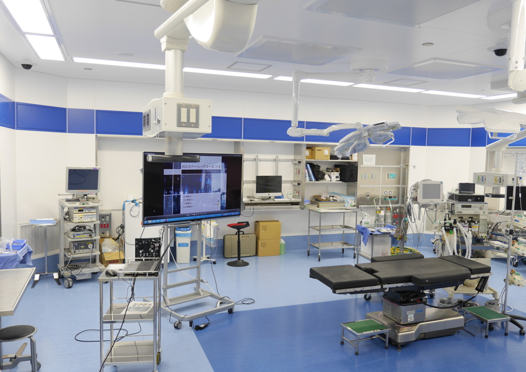 写真:手術室にはWV-SC387Aを3台設置