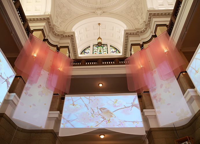 写真：日本館中央ホールのイベント映像