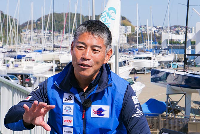 写真：海洋冒険家 白石 康次郎 さん