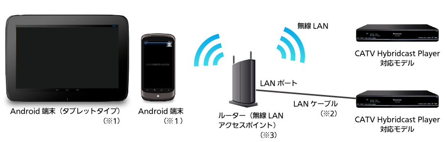 CATV Hybridcast Player