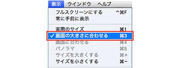 設定変更例：QuickTime Player